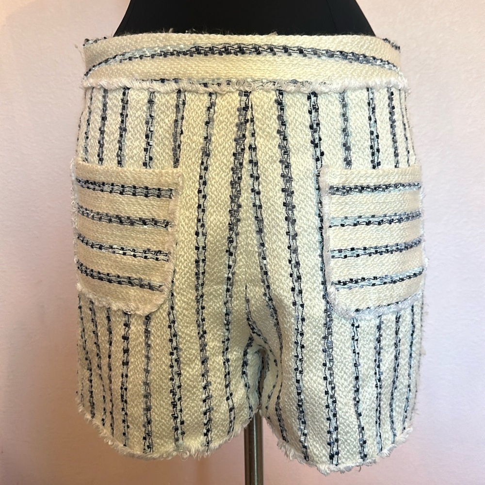 Striped Knit Shorts